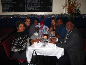 Dining out in London with the fam