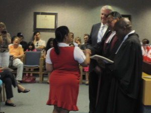 At my Oath Ceremony July 26 2011