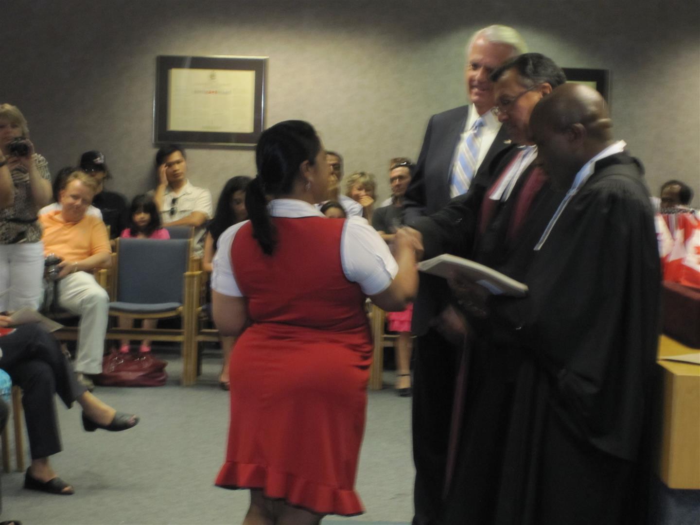 Guests at a Canadian Oath Ceremony Parenting To Go