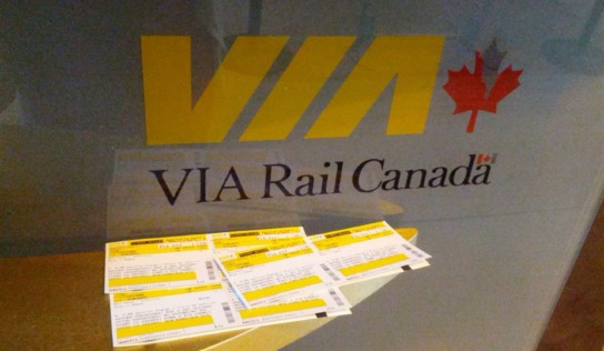VIA Rail Travel with a baby