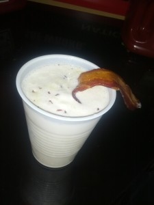 cne bacon milkshake, the ex, bacon milkshake at the ex