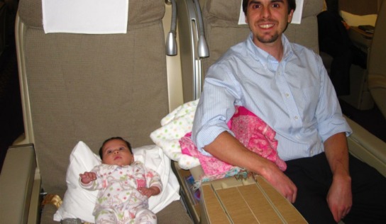 Babies in First Class – #WordlessWednesday Travel