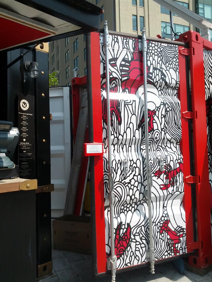 Harbourfront pop up with Common Goods and Blue Goose