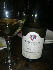 Reif Estate 2012 Riesling 