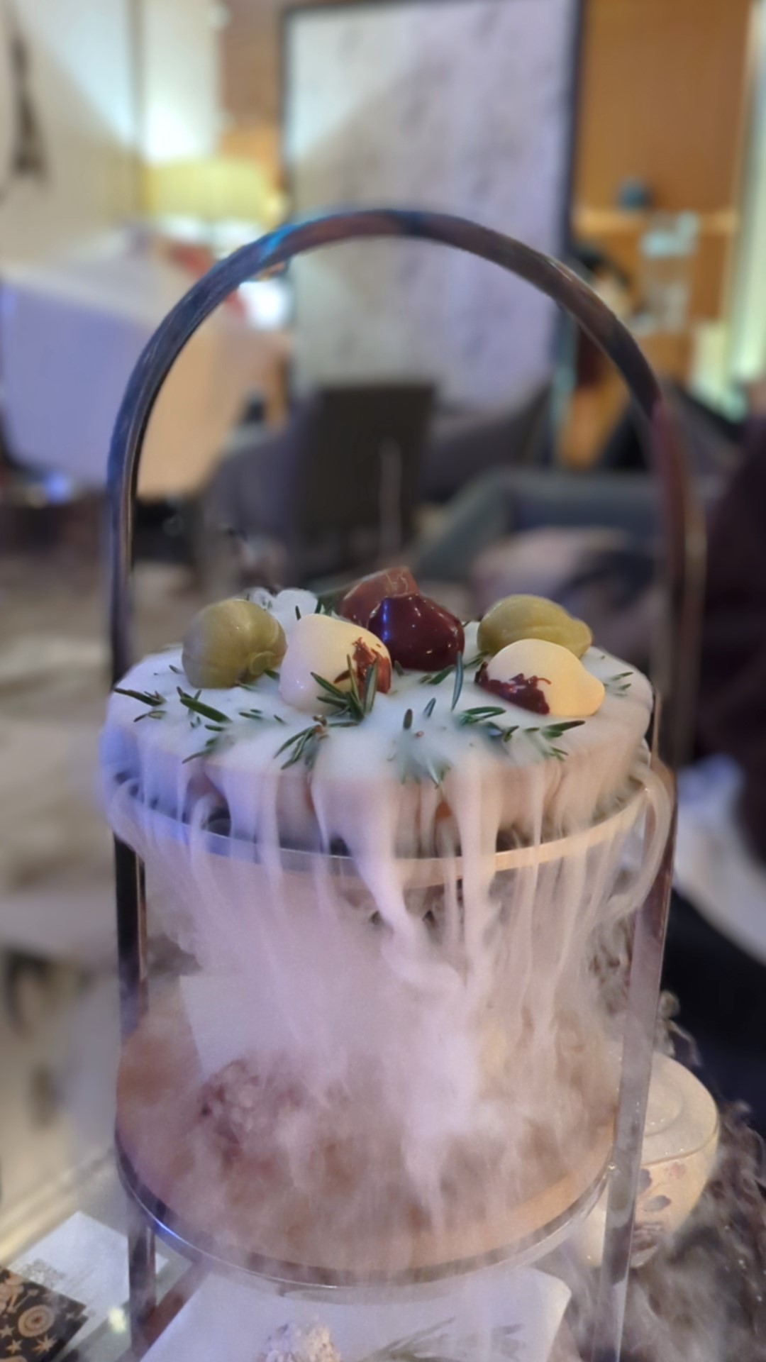 Toronto afternoon tea display at Shangri la Hotel