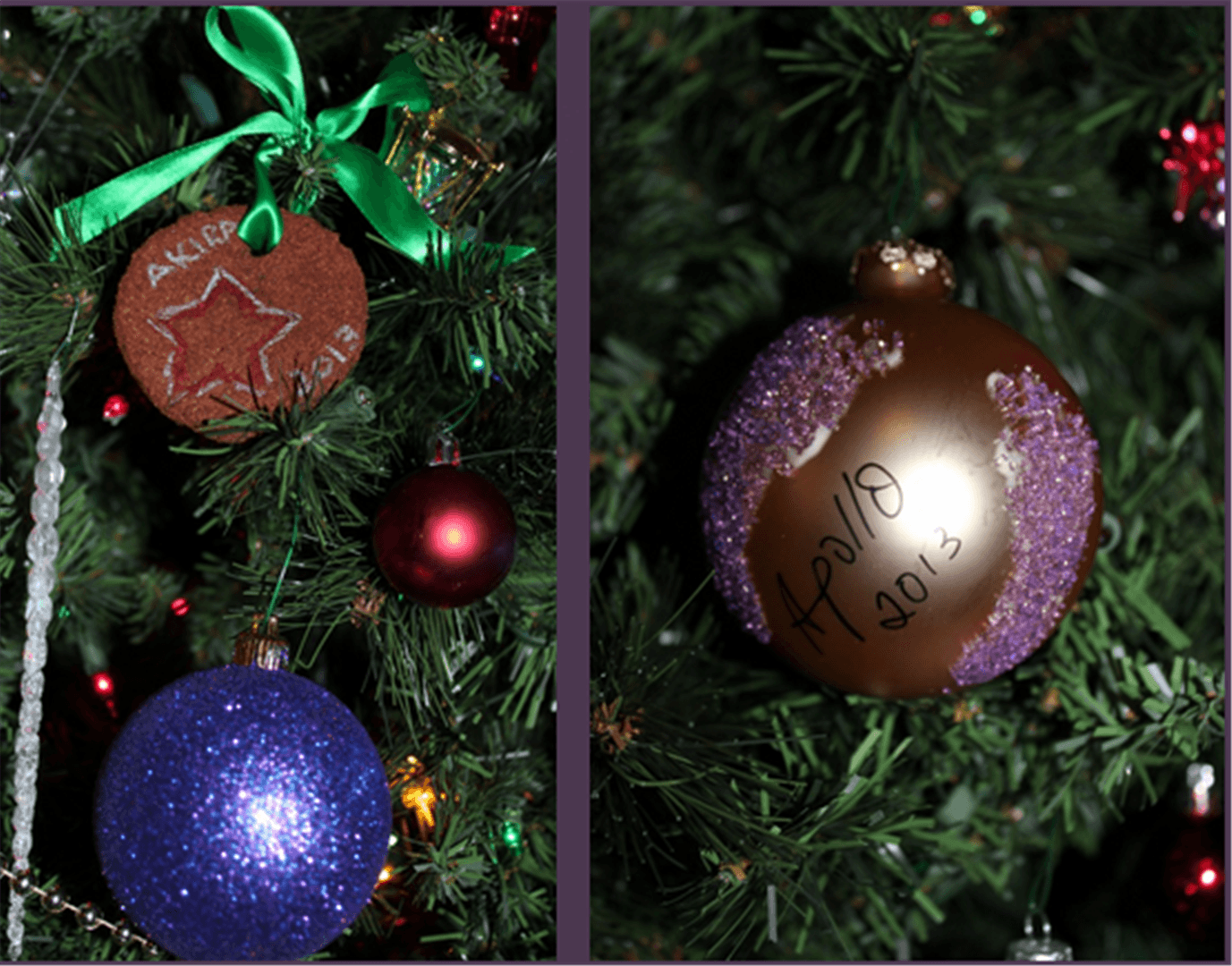 Toddler Assisted Christmas Decorations