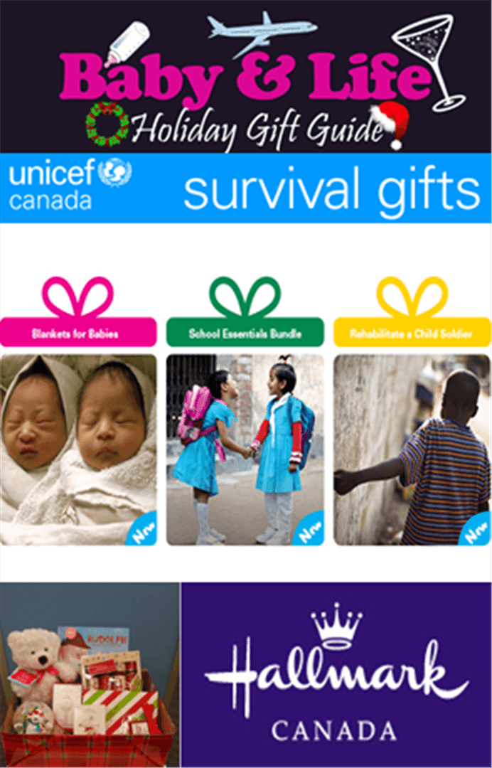 Unicef Survival Gifts, Hallmark Giveaway