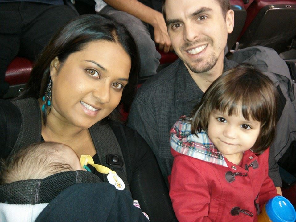 Hitting up a Toronto Raptors Game with a Baby