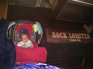 Rock Lobster , toronto with baby