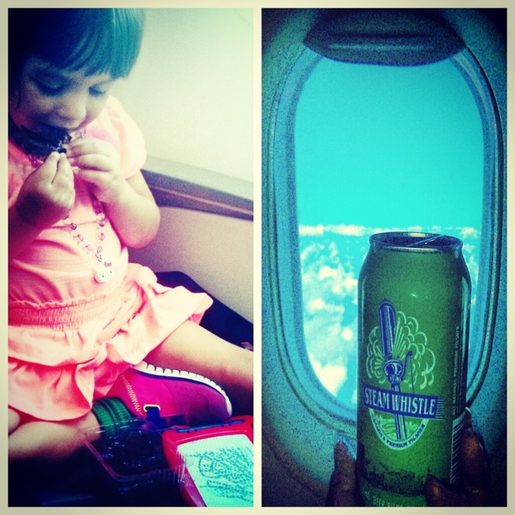 Flying Porter Airlines with Young Kids