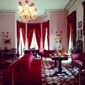 pink room in Dundurn Castle