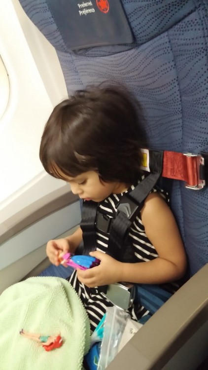 cares, flying with a toddler