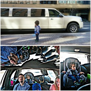 Limo with kids