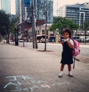 Toronto catholic school, toronto school first day of school jk