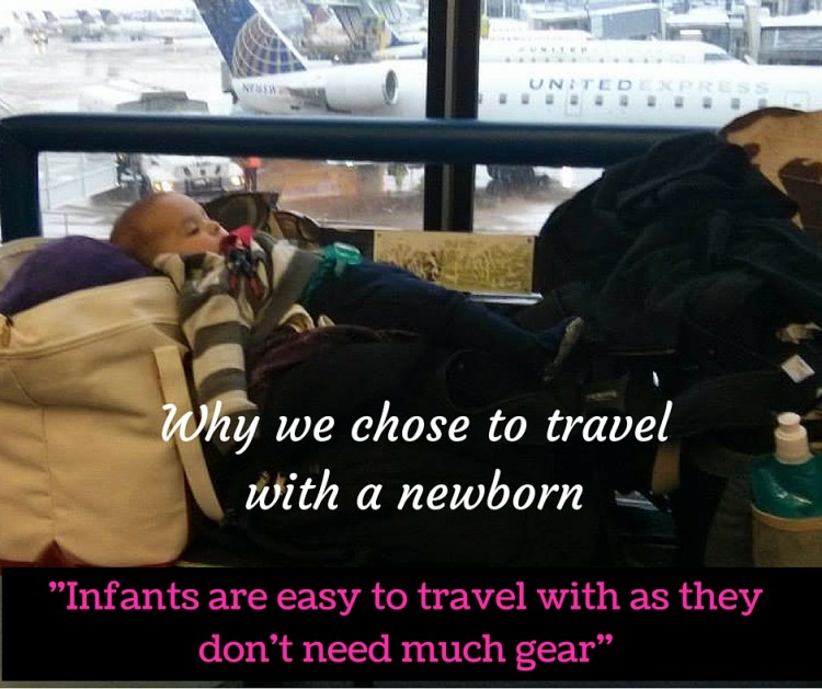 tips for traveling with a newborn