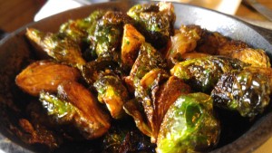 Brussel Sprouts salty pig boston