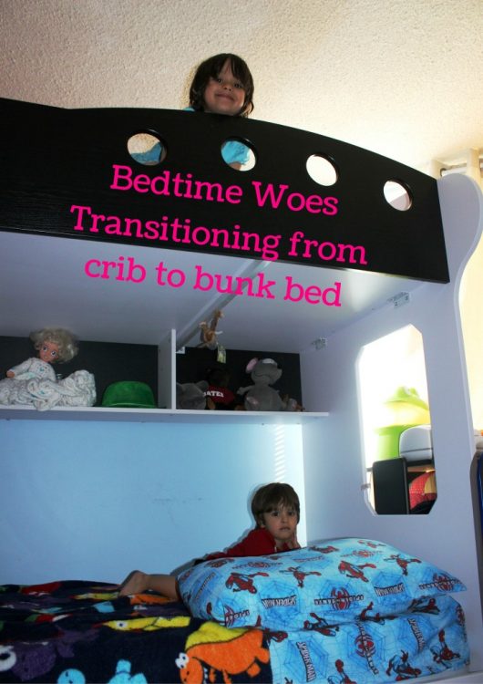 Bedtime WoesTransitioning from crib to bunk bed (Custom)