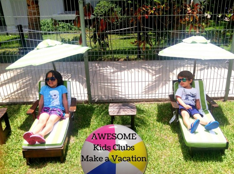 resorts with awesome kids clubs, azul fives with kids, kid friendly all inclusive resorts