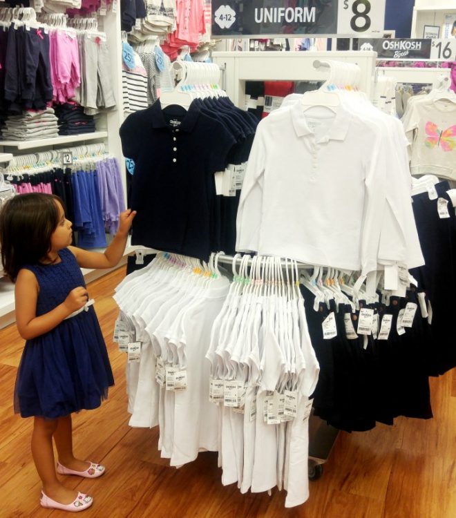 Fashion Friday  | Catholic School Uniform Shopping #CartersOshKosh #Kidsentials
