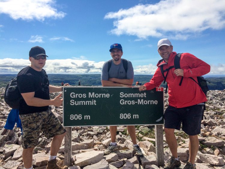 Summit of Gros Morne Mountain