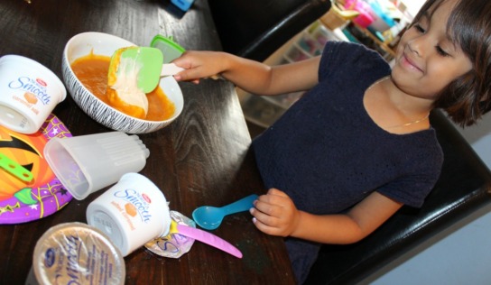 Pumpkin Cottage Cheese Ice Pops  #BornOnTheFarm