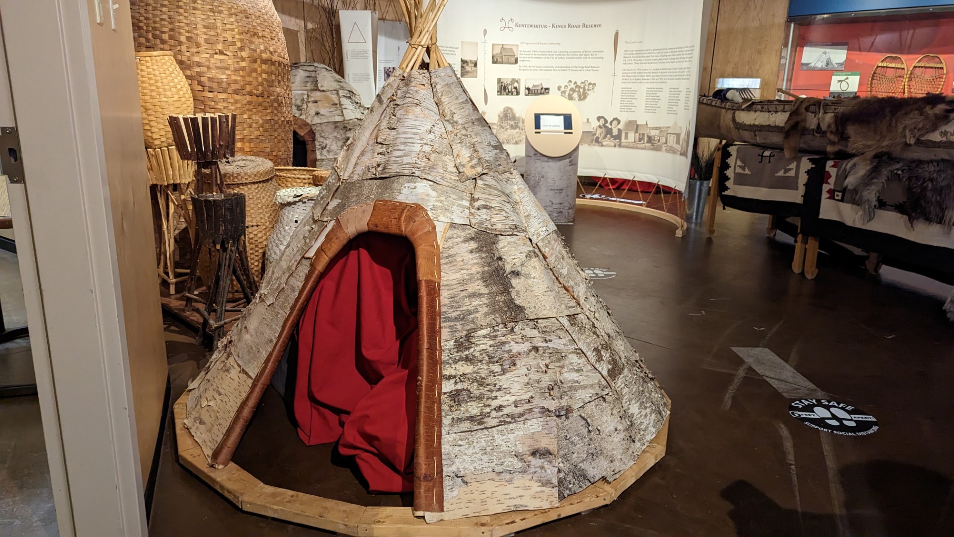 Inside of Membertou Heritage PArk