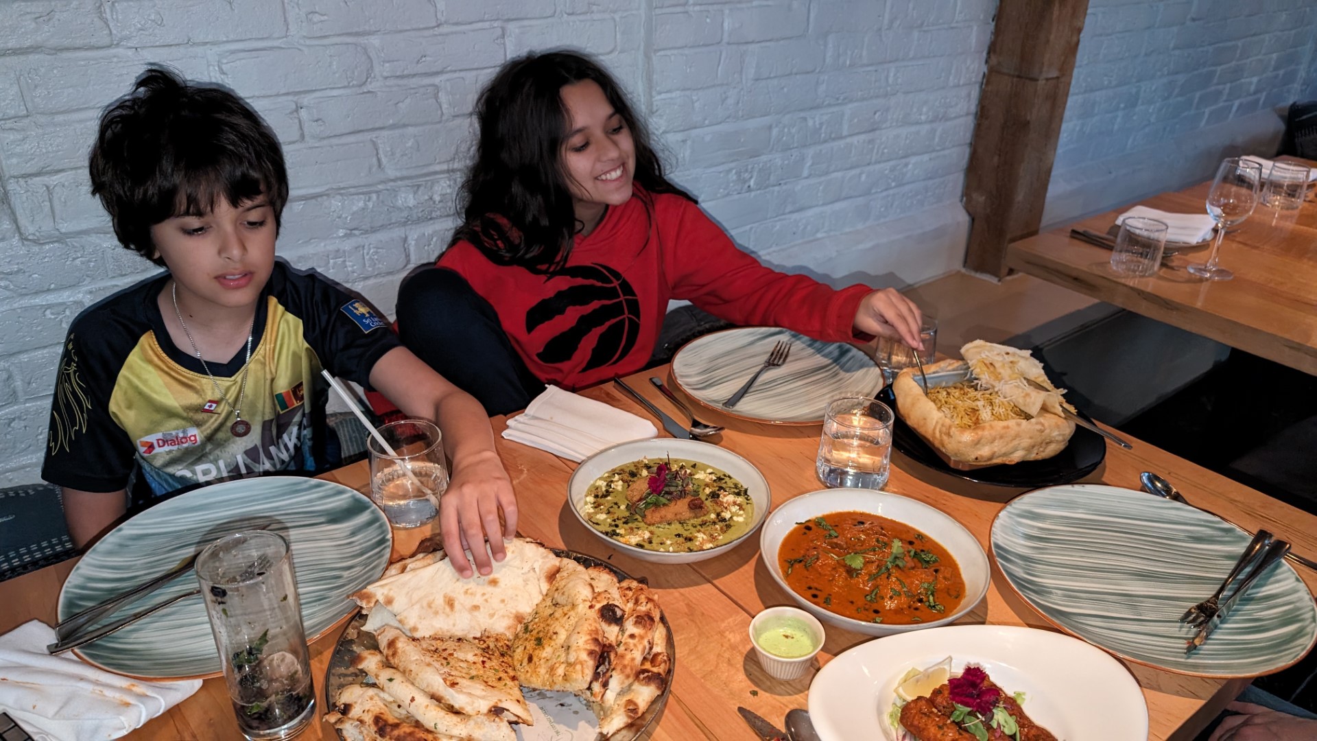 KIDS EATING at Kensington Market toronto restaurant