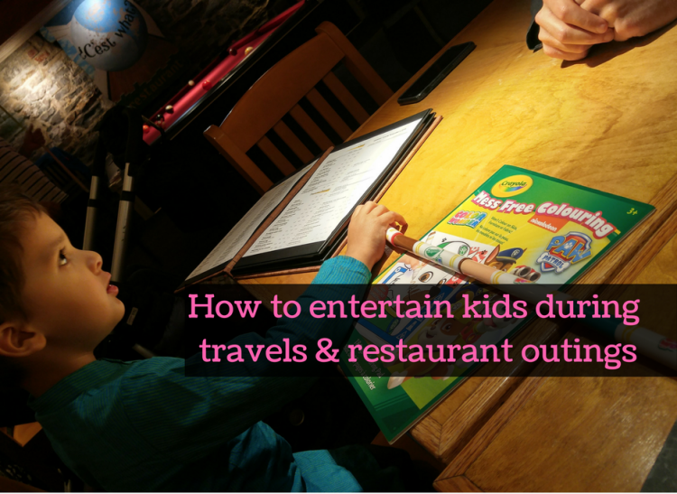 entertaining kids at restaurants