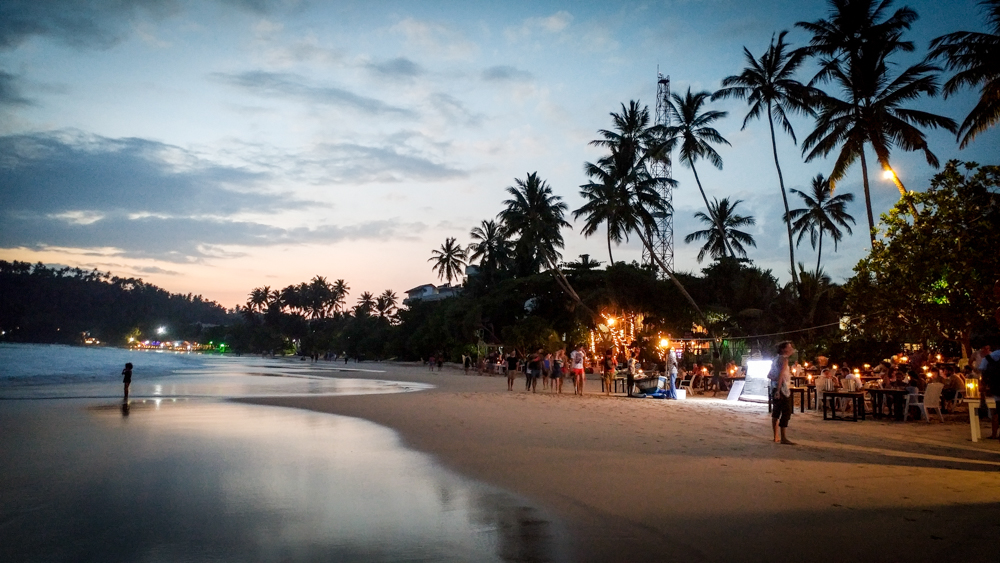Beach in Mirissa, Sri Lanka