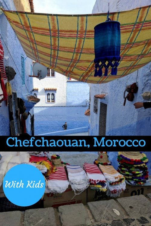 Chefchaouan with kids