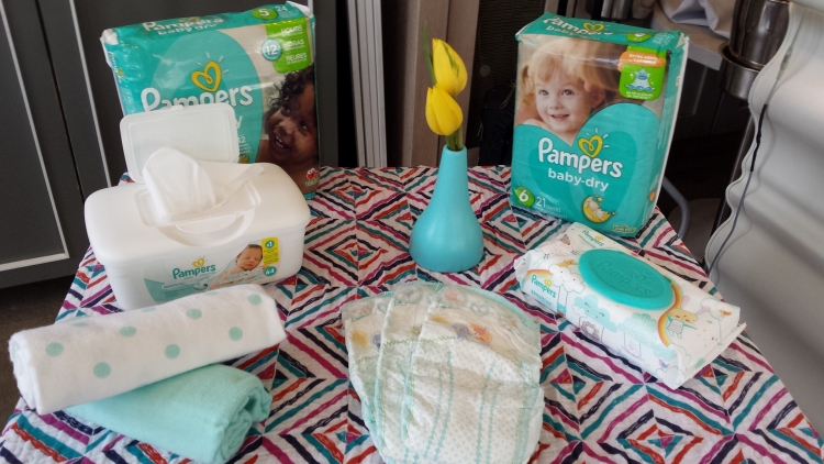 NEw pampers diapers