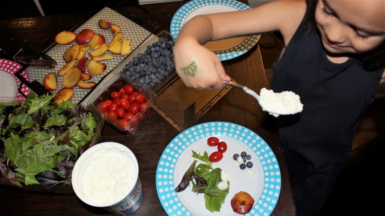 Grilled fruit salad