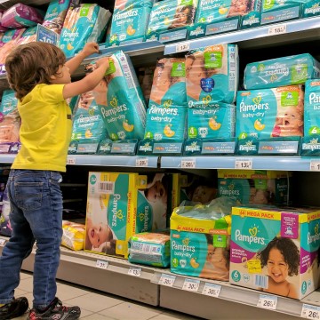 Pelapik shop pampers baby