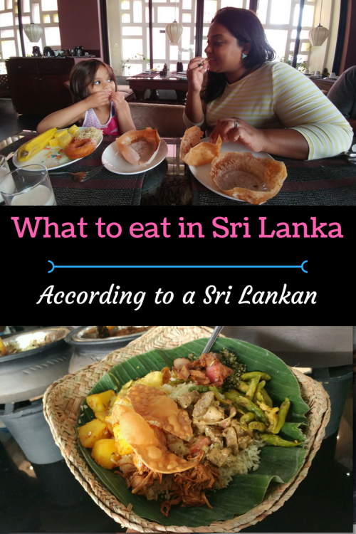 Sri lankan food guide