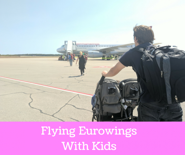 Eurowings with stroller