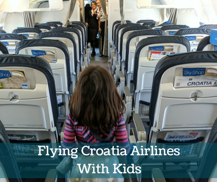 flying croatia airlines with kids