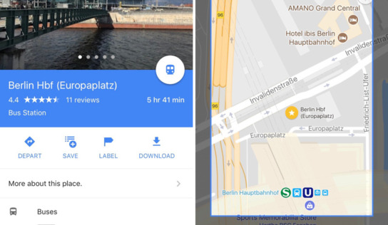 Using Google Maps Offline While Travelling