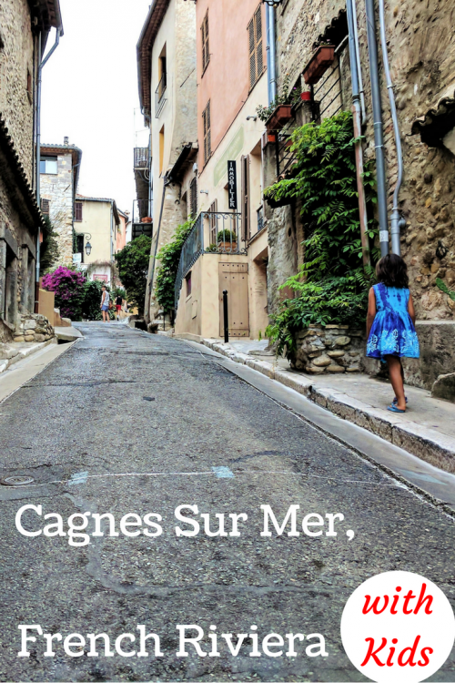 Cagnes Sur Mer in the French Riviera with kids