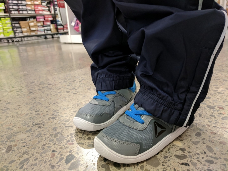 buying school shoes for kids