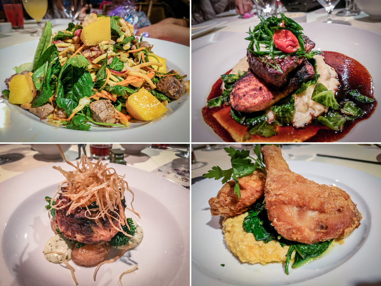 Entrees at Moshulu