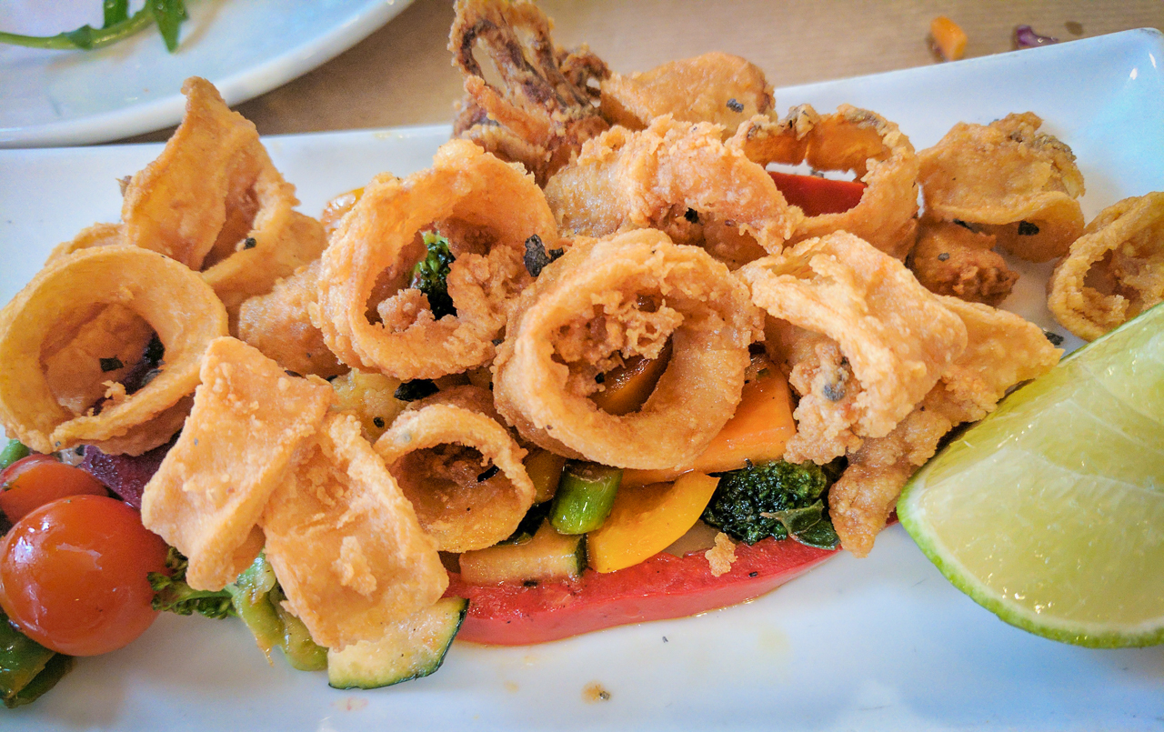 calamari at La Bartola