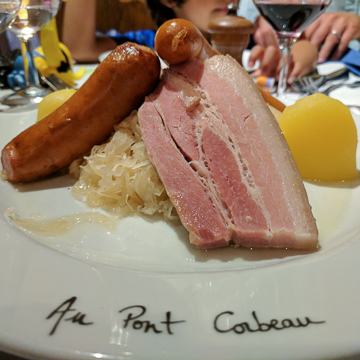 Our one night in France at a Michelin Star Restaurant, Au Pont du Corbeau