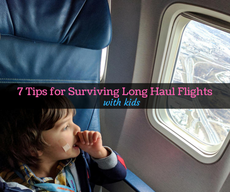 long haul flight with kids