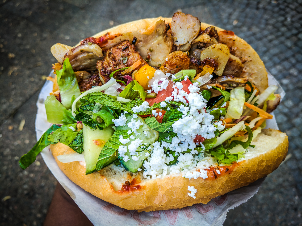 Cheap Eats in Berlin - Mustafa's Chicken Kebap