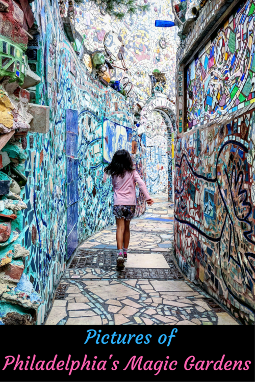 Exploring Philadelphia's Magic Gardens with kids