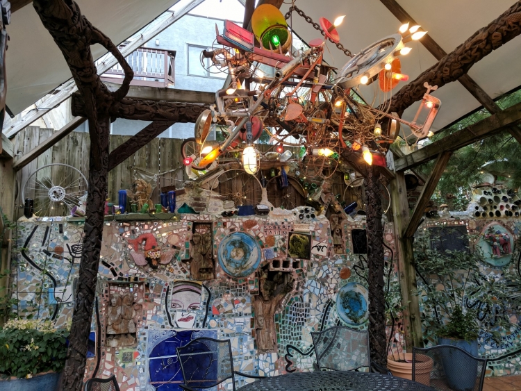 Philadelphia Magic Garden with kids