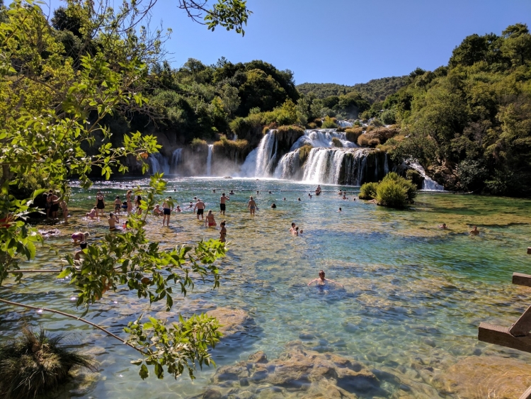 krka with young kids