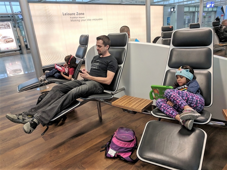 flying Lufthansa with kids