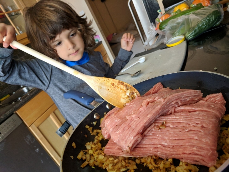 cooking with kids