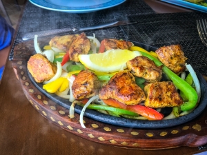 Sizzling Chicken Tikka Platter at Diwan
